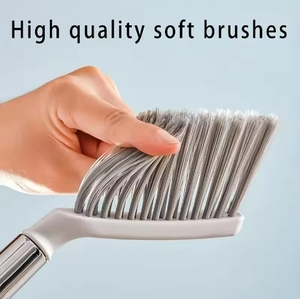 ชุดไม้กวาดตั้งโต๊ะ 1 ชุด, ไม้กวาดขนาดกะทัดรัด, เหมาะสำหรับแปรงตักพลาสติกที่ทนทานในครัวเรือน, ง่ายต่อการจัดเก็บและใช้งาน - Product Image 6