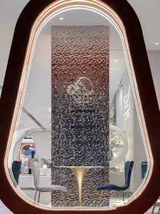 不锈钢304板材金色天花板墙壁水波纹冲压装饰不锈钢板材 - Product Image 5