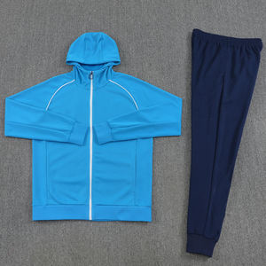 2026 Jogging-Trainingsanzug Günstige Fußballverein-Uniformen Echte Herren Fußballjacken Napoli Jogginghosen und Kapuzenpullover Set Sportbekleidung - Product Image 1