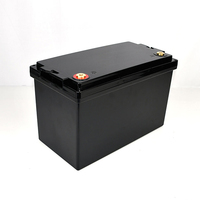 Baterai LiFePO4 12V 100Ah 1280Wh 100A BMS 5000 Siklus Grup 27 31 Pengganti Drop-in untuk RV, Kapal, Tenaga Surya, Motor Trolling