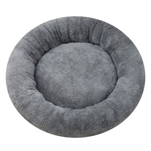 Hot Sale Factory Direct Großhandel 40cm-100cm Plüsch Hunde bett Donuts Rundes Nest Weiches Katzen nest Luxus Flauschiges Haustier bett Katzen zwinger - Product Image 6