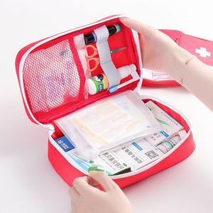 Botiquín de primeros auxilios portátil de tela Oxford, bolsa de mano de medicina de emergencia para la salud para viajes al aire libre, plegable con opción de almacenamiento de armario - Product Image 4