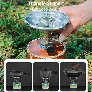 屋外ポータブルガスストーブバーナーヘッドキャンプストーブヘッドハイキングピクニックキャンプ用 - Product Image 3