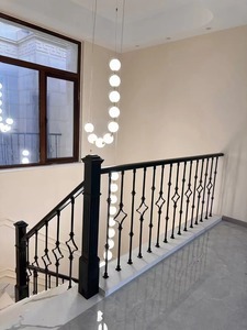 Barandillas de Hierro Forjado, Diseño Elegante, Barandas Metálicas Duraderas para Escaleras de Casas, Villas, Apartamentos y Cabañas - Product Image 2