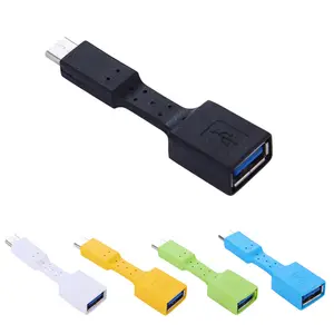 Adaptateur Micro USB de Type C mâle à femelle, en PVC, convertisseur de câble OTG, vente en gros d'usine