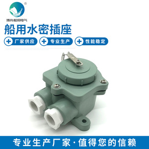 Bozhou Marine <b>Lighting</b> Z-1M Waterproof Marine Socket 792806 <b>Lighting</b> Fixture <b>with</b> Watertight <b>Plugs</b> & Sockets - Product Image 5