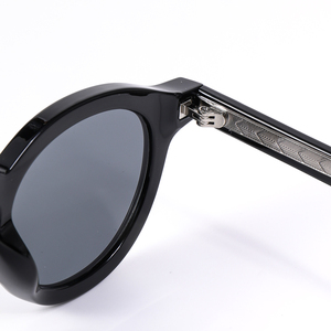 نظارات شمسية عصرية فاخرة بتصميم كلاسيكي ريترو، حماية UV400، إطار دائري من TR90+CP، قابلة للتخصيص بشعار، للرجال والنساء، موديل 2026 - Product Image 3