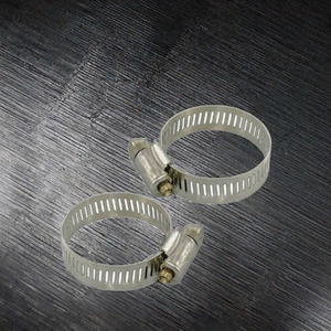 The One Metric Stainless Steel Polished <b>Hose</b> <b>Clamps</b> SAE Type General Purpose - Product Image 2