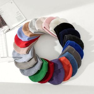 Bonnet en Laine Tricoté Épais de Luxe Automne-Hiver pour Hommes et Femmes, Style Européen et Américain, en Pure Laine Mérinos – Vente en Gros - Product Image 6
