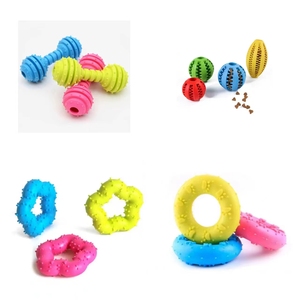 Multiple Teeth Cleaning Toys TPR <b>Bite</b> Resistant Chew Dogs Durable Rubber Grinding Training Toy Interactive Pet Squeak Toys - Product Image 4