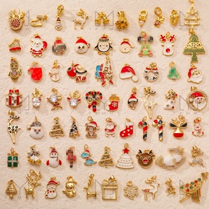 Giáng Sinh Quà Tặng Cây Cha Hươu Quyến Rũ Mặt Dây Chuyền, Bất 18K Vàng Mạ Vòng Cổ Vòng Tay Bông Tai Tiện Dụng Thủ Công Đồ Trang Sức Nguồn Cung Cấp - Product Image 1