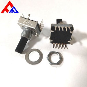 Interruptor Rotatorio de Plástico Personalizado al por Mayor de Fabricantes Profesionales, de 1 Polo, 2 Polos, 4 Posiciones, 5 Posiciones, 17 mm - Product Image 6