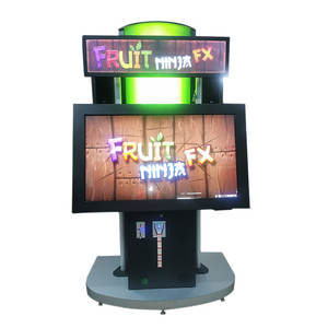 Machine de jeu vidéo <span class=keywords><strong>Fruit</strong></span> <span class=keywords><strong>Ninja</strong></span> à écran tactile à pièces pour parc d'attractions, avec système de redemption de tickets - Product Image 1