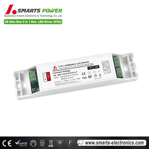 Voltaje constante 12V 24V 18W 36w 80W Triac 0-10V Fuente de alimentación Led regulable Ip20 Controlador Led Fabricación de carcasa de plástico - Product Image 4