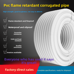 <span class=keywords><strong>Tubo</strong></span> Corrugado <span class=keywords><strong>de</strong></span> PVC Blanco, Retardante <span class=keywords><strong>de</strong></span> Llama, para Protección <span class=keywords><strong>de</strong></span> Cables Eléctricos, Manguera Flexible Aislante <span class=keywords><strong>de</strong></span> 16 <span class=keywords><strong>mm</strong></span> - Product Image 2
