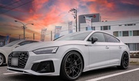 Nouvelles jantes forgées sur mesure 6061-T6, style sportif compétitif, creuses et légères, gris canon usiné, 18-22 pouces, 112 120 pour Audi RS