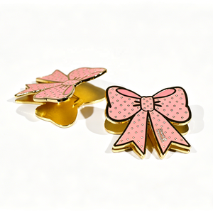 Clips métalliques personnalisés de qualité supérieure avec design de nœud, clips en émail durables avec personnalisation du logo et <span class=keywords><strong>prix</strong></span> de gros compétitifs - Product Image 4