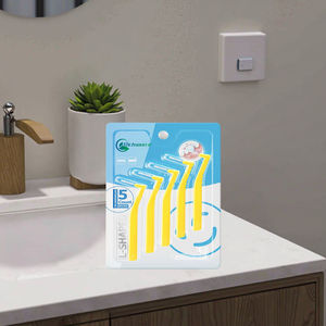 RICHSOURCE sikat Interdental Anti bakteri, sikat gigi Interdental lembut, bulu nilon, gagang plastik, penghilang plak efektif, gusi, warna - Product Image 5