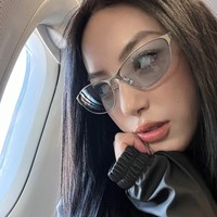 QUEJOEY Neue, schicke, amerikanische Retro-Sonnenbrille im Street-Style für Damen mit UV400-Schutz. Stilvolle Sonnenbrille