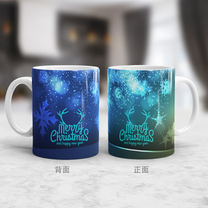 Tasses à café en céramique personnalisées bon marché pour promotion de Noël 2021, 11 oz - Product Image 5