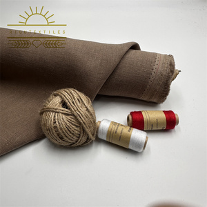 En stock french100 tissu en lin pour vêtements lin froissé tissu de costume bio lavé pur 100% tissu en lin - Product Image 3
