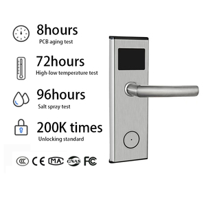 Thông minh RFID thẻ mã hóa điện tử <span class=keywords><strong>Door</strong></span> Knob khóa khách sạn <span class=keywords><strong>Door</strong></span> <span class=keywords><strong>Lock</strong></span> với phần mềm quản lý hệ thống khách sạn khóa - Product Image 2