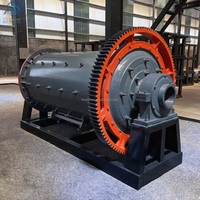 Broyeur à billes de minerai d'or de petite taille à haute efficacité, usine de broyage de minerais portable, équipement minier humide et sec, prix