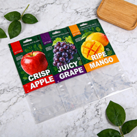 Ordre sac d'emballage de qualité alimentaire avec trous de ventilation et poignées emballage portable de divers fruits frais fraises raisins