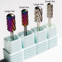 Meilleures ventes Fournisseur professionnel Embouts de ponceuse à ongles professionnels pour manucure et pédicure, Boîte personnalisable avec logo, Embout volcanique 4XC