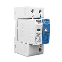 AC SPD 1P + NPE 50KA T1 T2 275V 385V 255V maison parasurtenseur dispositif de protection parafoudre basse tension