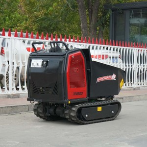Mini Dumper XN500, carretilla eléctrica multifuncional sobre orugas con carga automática, Mini Dumper para uso doméstico con rodamiento de engranajes de Motor - Product Image 6