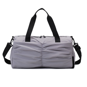 Training Bag Short-distance Travel Yoga Bag Sports Fitness Bag Polyester Zipper Dry <b>Wet</b> Separation Independent <b>Shoe</b> Compartment - Product Image 1