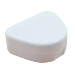 Nouvelle boîte de rangement portable pour prothèses dentaires en PP, avec fermeture à clip, couleur unie, pour maintenir les dents artificielles au sec - Product Image 5
