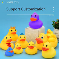 3-Pack Vinyl Duck Face Squishy Toys Plastic Soft Sensory Stress Relief Anti-Anxiety Fidget Toys for Boys Emotional Expression