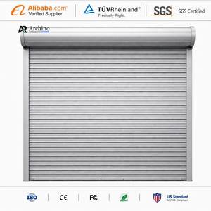 <span class=keywords><strong>Porte</strong></span> <span class=keywords><strong>de</strong></span> <span class=keywords><strong>garage</strong></span> à enroulement moderne <span class=keywords><strong>en</strong></span> aluminium pour maisons résidentielles, alliage 6063-T5, légère et sécurisée - Product Image 1