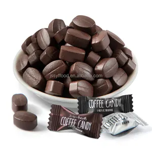 Candy Factory Direct sale Custom Personal label hot sale coffee candy high quality less sugar bitter coffee taste tablet candy