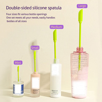 Mini maquillage cosmétique Silicone spatule mélange échantillonnage bricolage Sculpture mince pot grattoir multifonctionnel visage crème spatule
