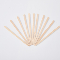 Mini spatules en bois pour épilation 89*5*1mm Bois de bouleau naturel Applicateurs de beauté Bâtonnets de cire pour sourcils 200 pièces/paquet