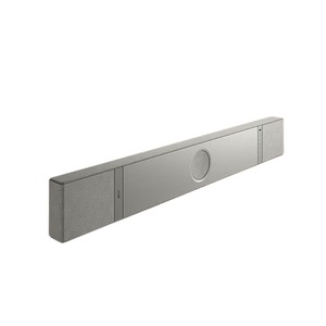 Barra de Sonido de Alta Fidelidad KeF Xio de 10.5 kg, Plateada, para Cine en Casa, Sonido Envolvente Dolby, Altavoz para TV - Product Image 1