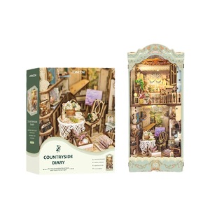 Booknook per <span class=keywords><strong>la</strong></span> Danza del Drago Magico Castello al Chiaro <span class=keywords><strong>di</strong></span> Luna, in Legno Fai da Te, Tridimensionale, Assemblabile, con Interruttore Tattile, Scatola Luminosa, Taglio Laser - Product Image 4