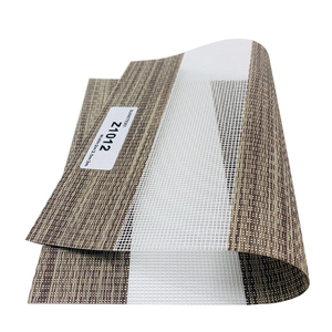 Nuovo Design Tenda a Rullo Grigio e Bianco in Poliestere, Tessuto Oscurante per Tende <span class=keywords><strong>Zebra</strong></span> - Product Image 4