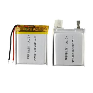 Có thể sạc lại Polymer Li-ion pin 702530 3.7V 500mAh 1.85wh LiPo pin với PCM - Product Image 2