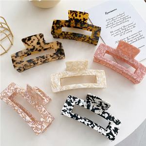 กิ๊บหนีบผมหนาพิเศษขนาด13ซม. สำหรับผู้หญิงกิ๊บหนีบผมหนาทรงสี่เหลี่ยมแบน - Product Image 1