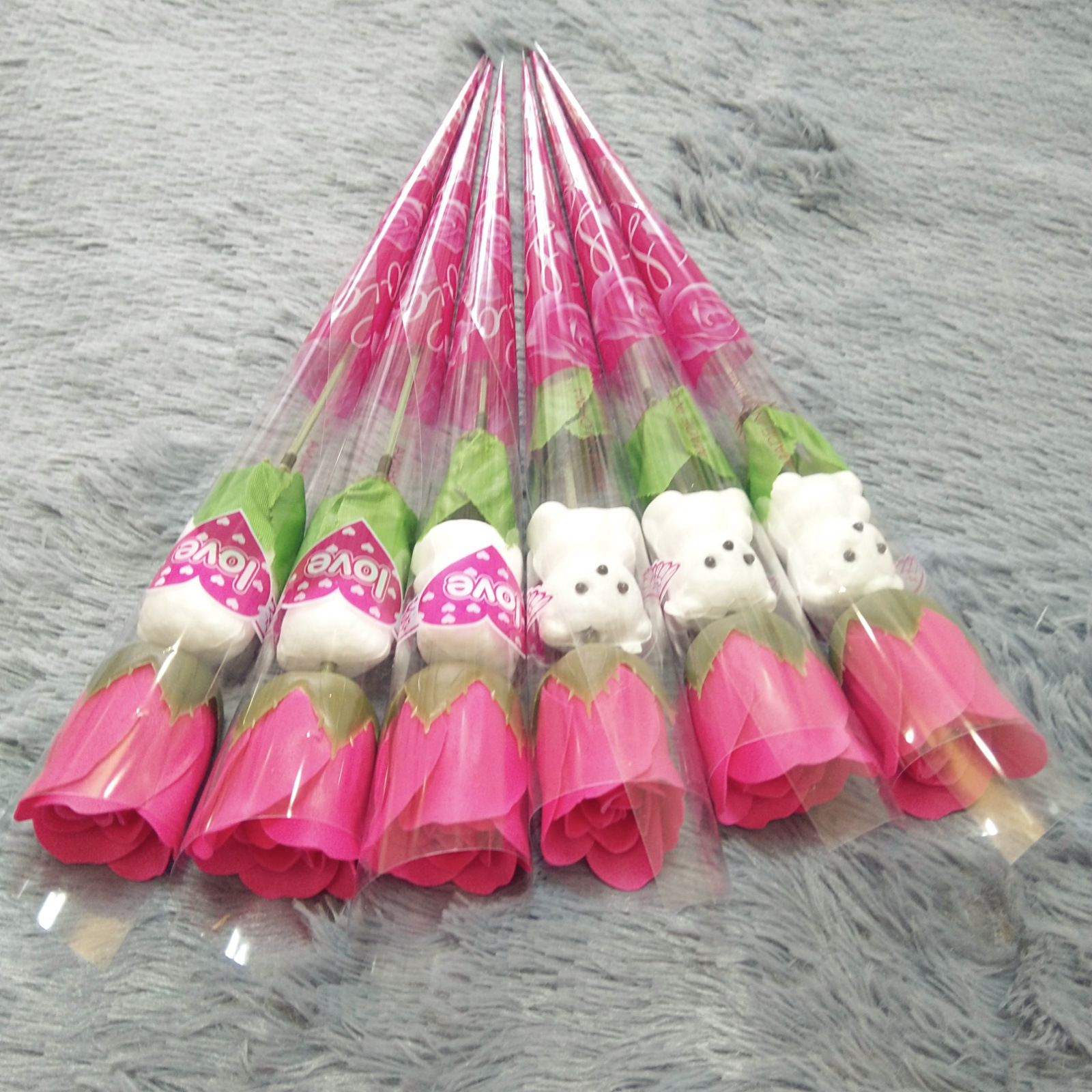Orso Cuore Rosa Rosso 2