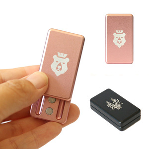 Custom Aluminum Alloy <b>Push</b> Card EDC <b>Pop</b> Coin Adult Decompression Toy Fidget Spinner Custom Model Number for Boys and Girls - Product Image 1