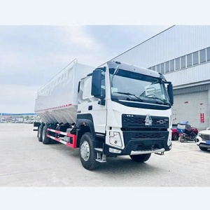 Sinotruck HOWO 6x4 20000L 20cbm Camión de alimentación a granel Euro 2 tanque Volumen 40cbm 20 Tons Camión de alimentación de pollos en venta - Product Image 2