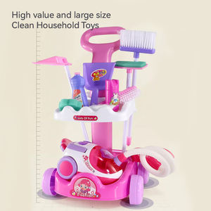 Ménage <span class=keywords><strong>jeu</strong></span> de rôle <span class=keywords><strong>jeu</strong></span> simulé vadrouille brosse pelle à poussière travail aspirateur amusant <span class=keywords><strong>maison</strong></span> outil de <span class=keywords><strong>nettoyage</strong></span> jouet ensemble pour tout-petit - Product Image 2