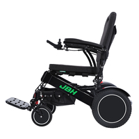 Fauteuil roulant électrique de luxe portable, capacité de charge de 200 kg, pour personnes âgées, pour les voyages en plein air, avec fonction de physiothérapie