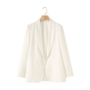 Nuevo Traje Elegante de Moda para Mujer, con Solapa, Sin Botones, de Color Sólido - Product Image 2