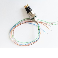 Connecteur Ethernet étanche HYSF pour transmission de signal sous-marine en haute mer, prise de câble composite pour réseau électrique RG45 CAT6 316L